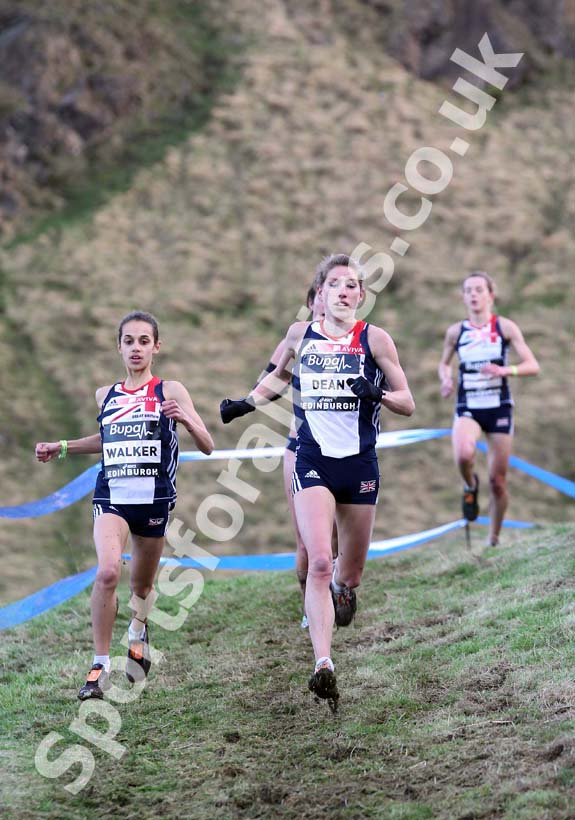 Senior Women,  Hatti Dean and Hannah Walker, BUPA Great Edinburgh Cross Country.